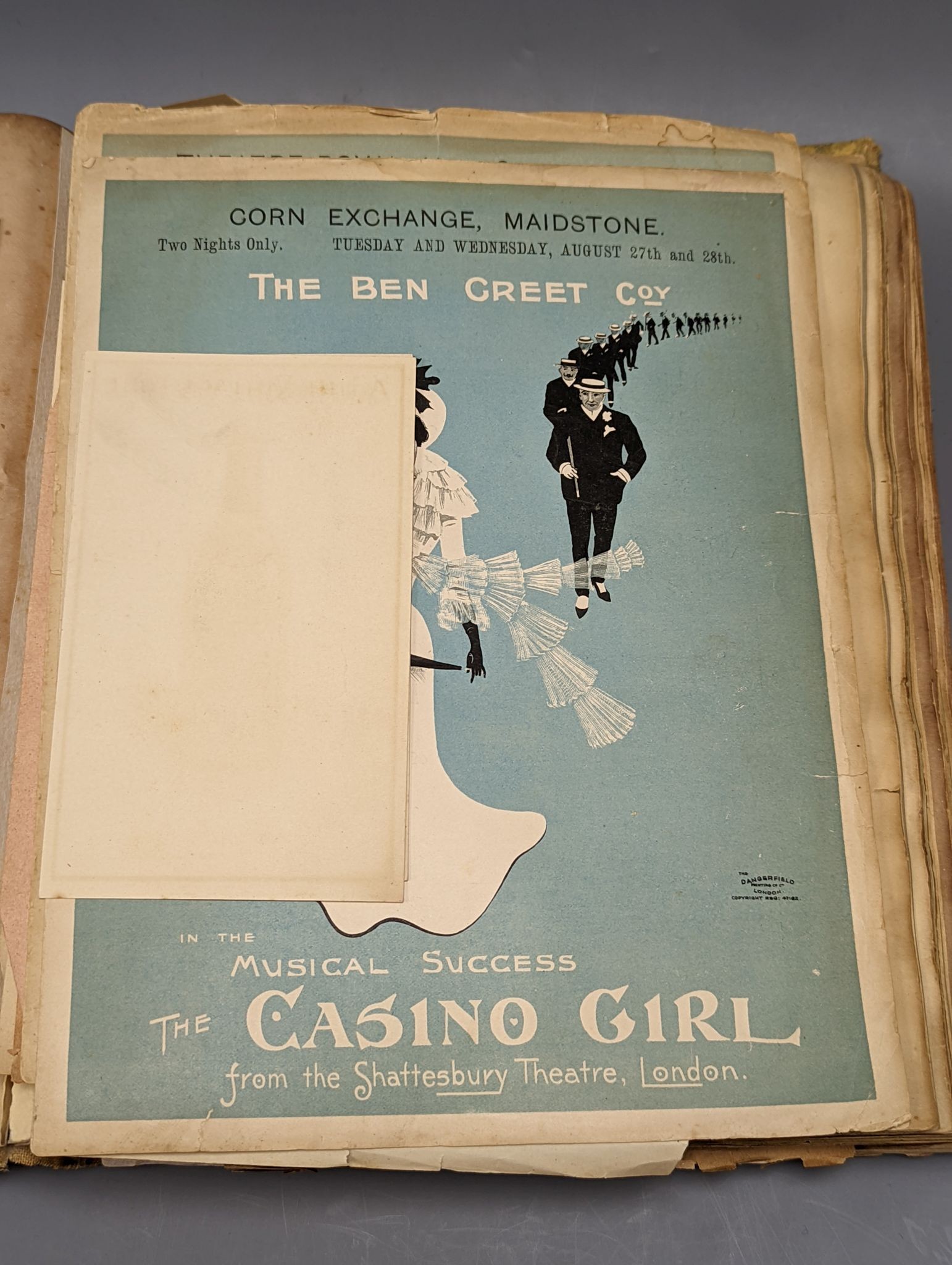 Album containing an extensive collection of chrome-lithographic advertising material